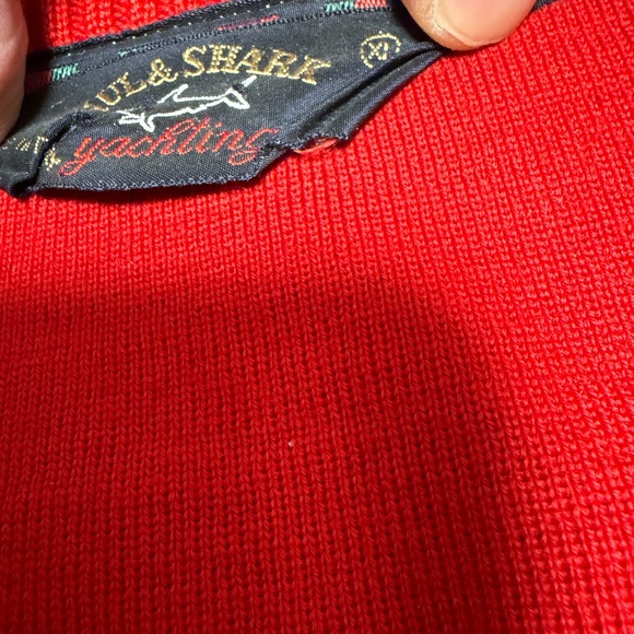 Paul & Shark red crew neck sweater - Picture 5 of 7